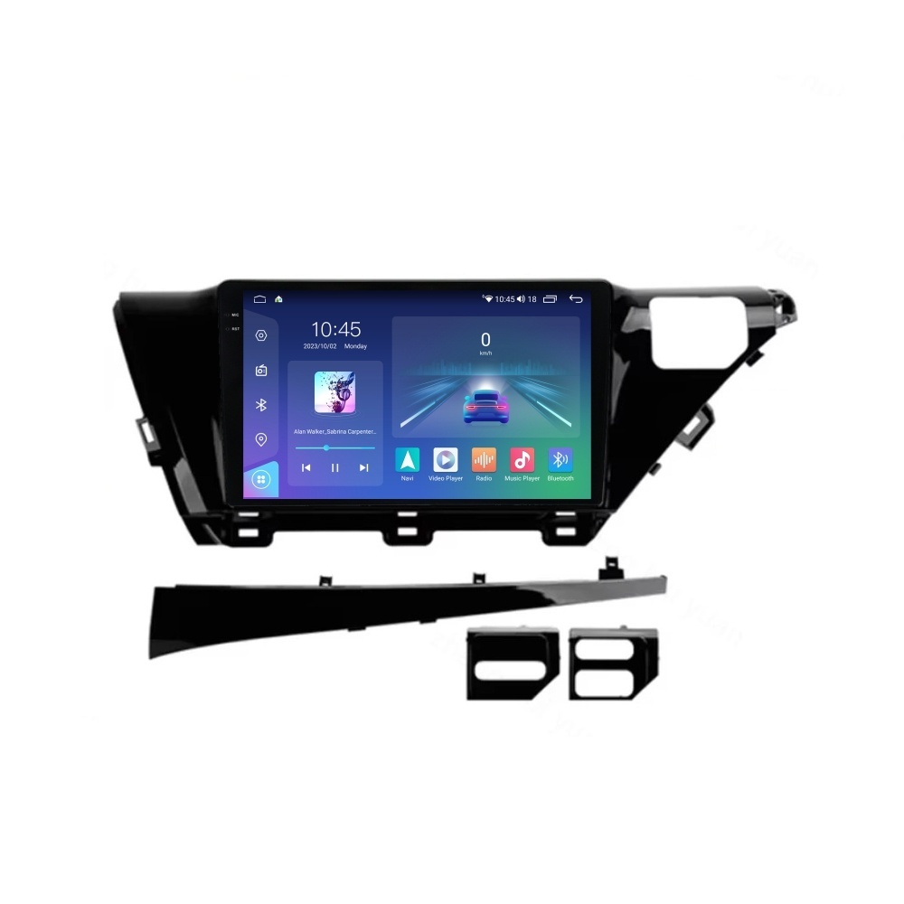 Navigatie dedicata cu Android Toyota Camry 2017 - 2021, 4GB RAM, Radio GPS Dual Zone, Display 2K QLED 10.36" Touchscreen, Internet Wi-Fi si slot SIM 4G, Bluetooth, MirrorLink, USB