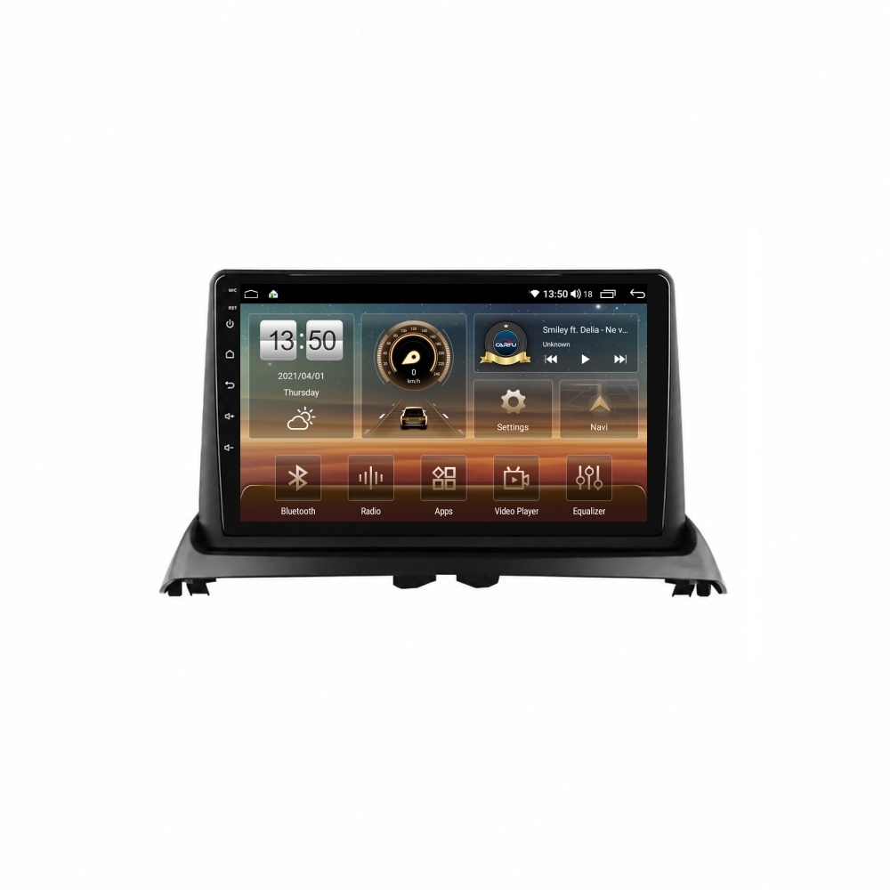 Navigatie dedicata cu Android Renault Clio II 1998 - 2005, 4GB RAM, Radio GPS Dual Zone, Display HD QLED 9" Touchscreen, Internet Wi-Fi si slot SIM 4G, Bluetooth, MirrorLink, USB
