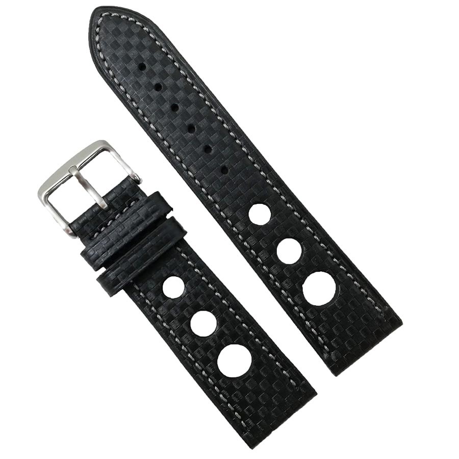 Curea Ceas Piele Naturala Albastra 18mm 815330002018