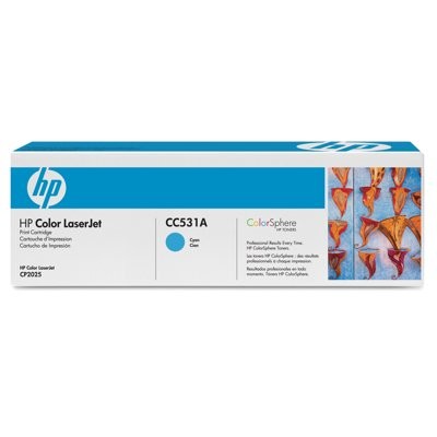 Toner laser CC531A - Cyan, 2.800 pagini