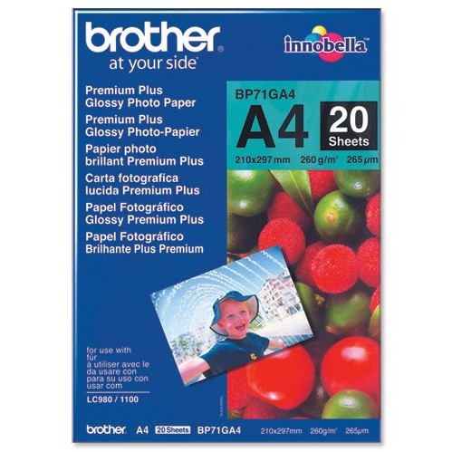 Hartie foto BP71GA4 Premium Plus - A4, lucioasa, 20 coli