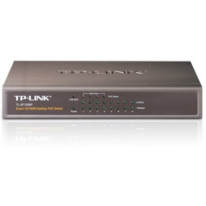 Switch TL-SF1008P PoE, 8 port, 10/100 Mbps