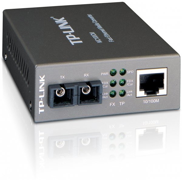 Media convertor Convertor TP-LINK MC100CM, RJ45 10/100M la fibra SC multi-mode 100M, Full-duplex, 2 Km