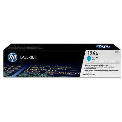 Toner laser HP 126A cyan, 1000 pagini