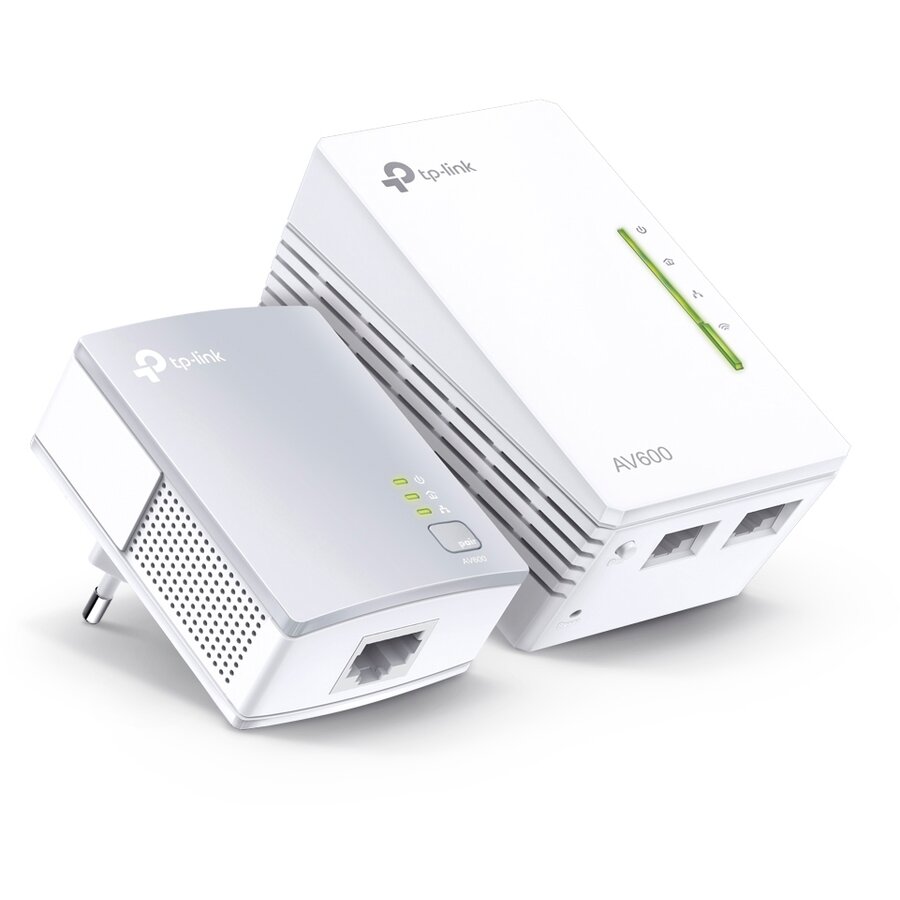 Adaptor Powerline TL-WPA4220KIT, AV600, 10/100Mbps 2 bucati