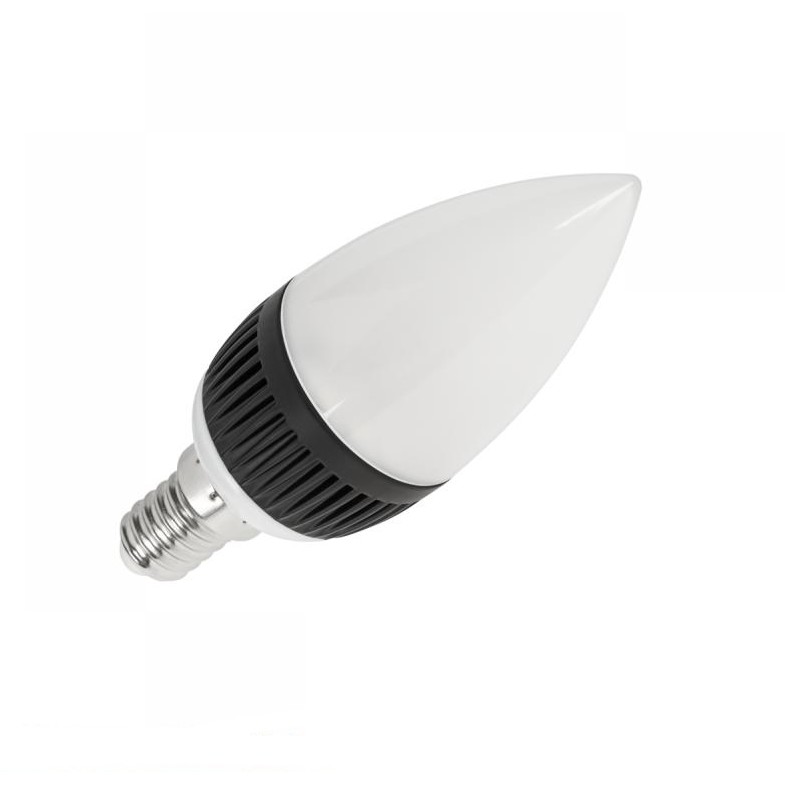 Bec LED ZAR0371, E14, putere 6 W, 545 lumeni, alb cald, forma: lumanare