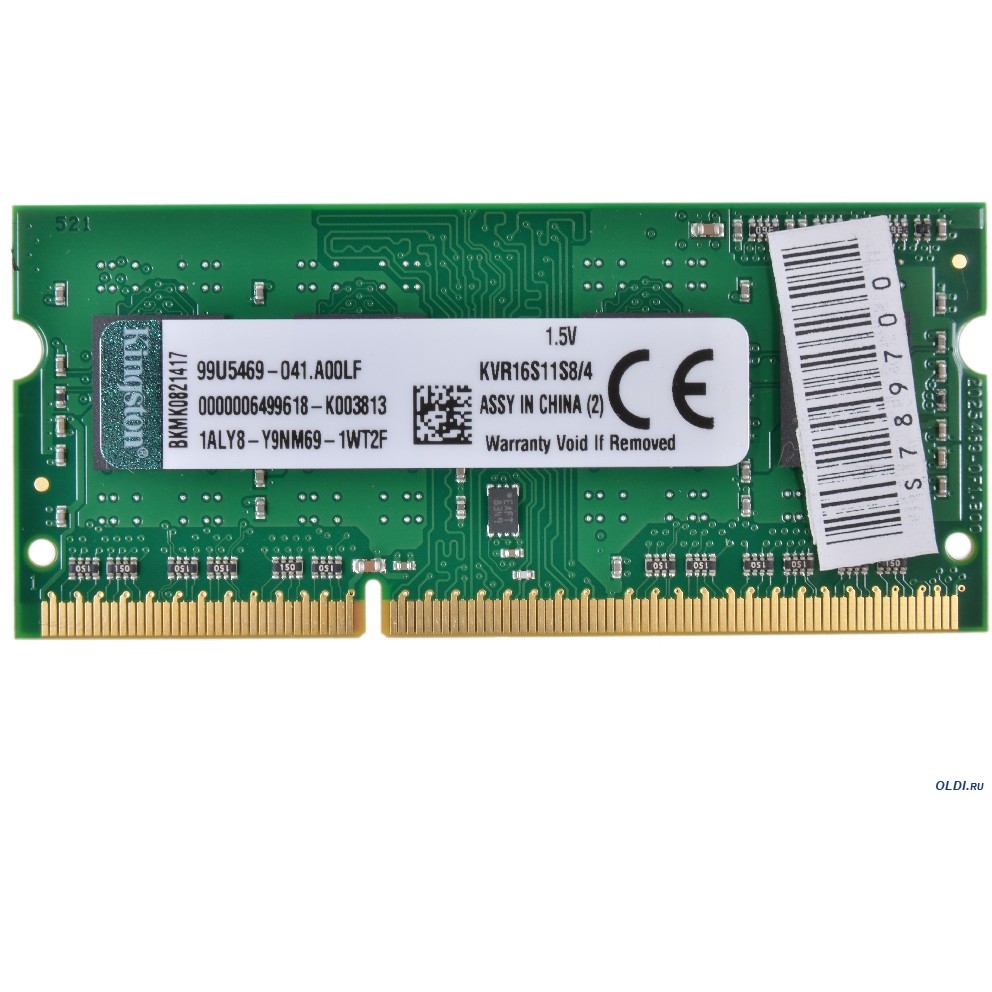 Memorie laptop SODIMM, DDR3, 4 GB, 1600 MHz, CL11, unbuffered