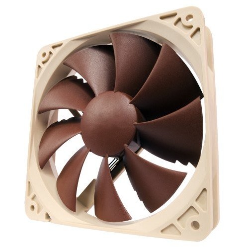 Ventilator carcasa  NF-P12 PWM, 1300 RPM, 120 mm, Maro-bej