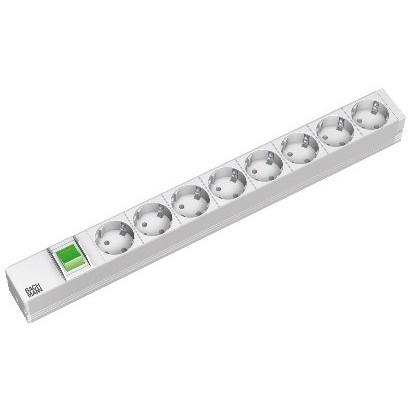 Prelungitor Prelungitor Bachmann PDU 8 prize Schuko, 2 metri, alb