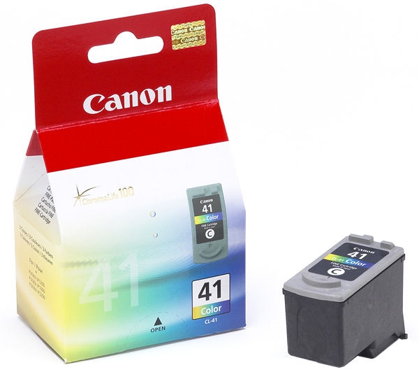 Cartus cerneala Original Canon CL-41,  Color, compatibil iP1600/iP2200/MP150/MP160/MP170/MP180/MP210/MP220, 3 x 4 ml (BS0617B001AA)