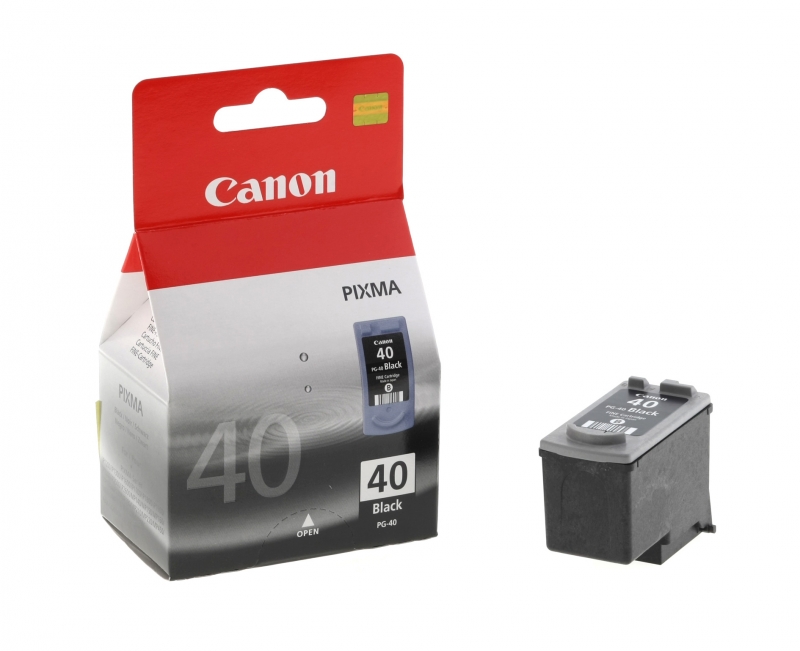 Cartus cerneala Original Canon PG-40 Negru, compatibil iP1600/iP2200/MP150/MP160/MP170/MP180/MP210/MP220, 16 ml (BS0615B001AA)