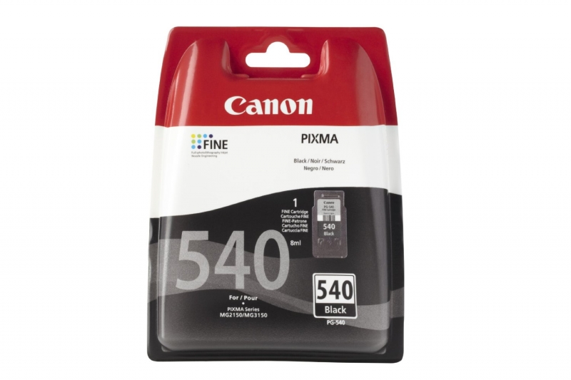 Cartus cerneala Original Canon PG-540 Negru, compatibil MG2150/3150, 8 ml (BS5225B005AA)