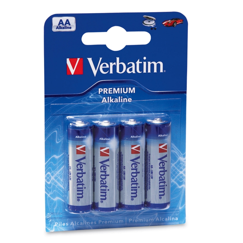 BATERIE VERBATIM   AA ALKALINE 4PK (49921)