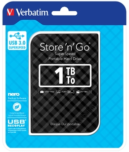 HDD EXTERN 2.5' Verbatim Store 'n' Go USB3.0 1TB gen.2 black (53194)
