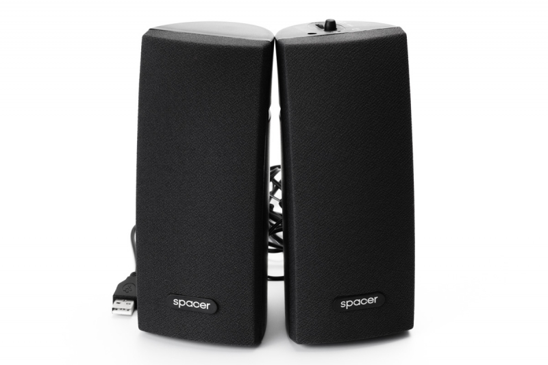 BOXE 2.0 SPACER, RMS: 3Wx2, control volum, mufa casti, black, USB power (SPB-A30)
