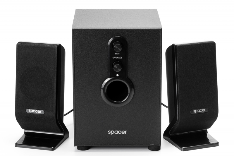 BOXE 2.1 SPACER, RMS: 11W (2x3W + 5W), control volum, bass, black (SPB-2200)
