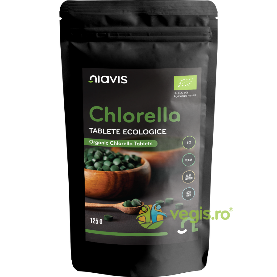Chlorella Tablete Ecologice/Bio 125g