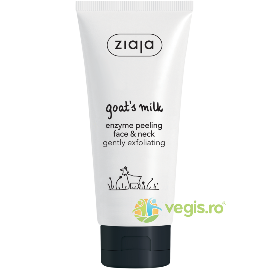 Peeling cu Enzime pentru Fata si Gat cu Lapte de Capra 75ml
