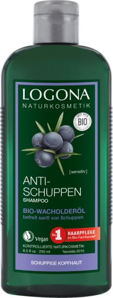 Sampon bio anti matreata cu ulei de ienupar, 250ml Logona