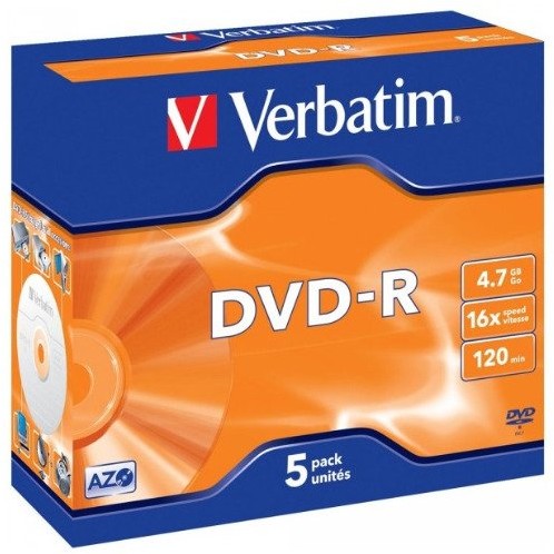 DVD-R Verbatim, 16x, 4.7GB