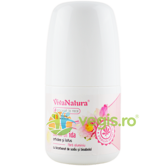 Deodorant Natural Roll-On Ida cu Orhidee si Lotus 50ml
