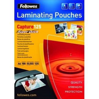 Folie Laminator Fellowes, A4, alb / gri